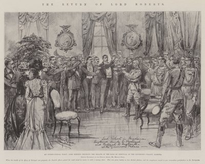 De terugkeer van Lord Roberts door Melton Prior